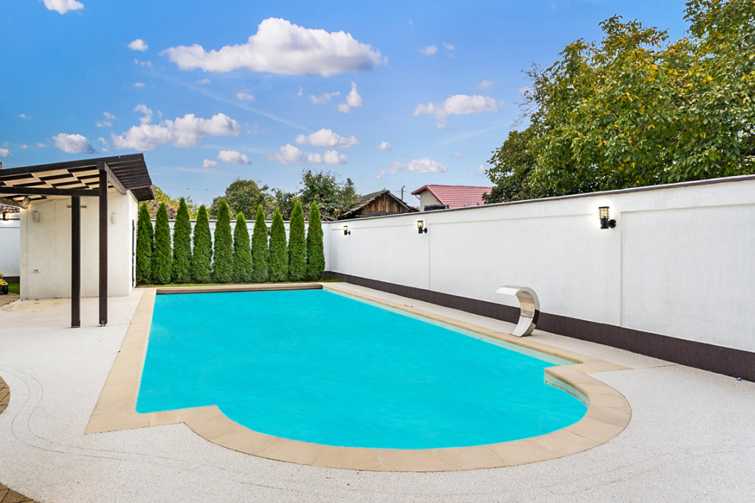 BRANESTI - PRIMARIE, VILA PREMIUM 380 MP, LOT 1500 MP, PISCINA! 