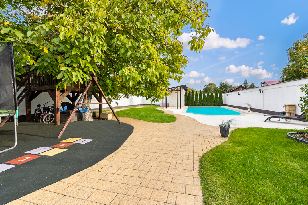 BRANESTI - PRIMARIE, VILA PREMIUM 380 MP, LOT 1500 MP, PISCINA! 