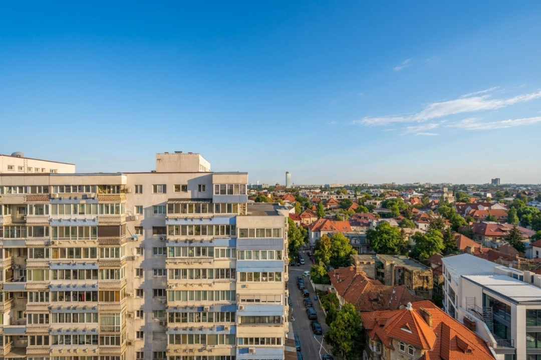 CALEA DOROBANTI, 2 CAMERE 60 MP, ETAJ 9, VEDERE LIBERA!