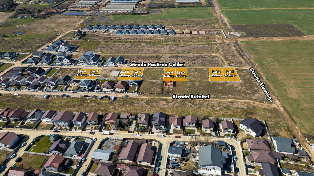 PANTELIMON - TINERETULUI, TEREN 406 MP, FRONT 14 M!