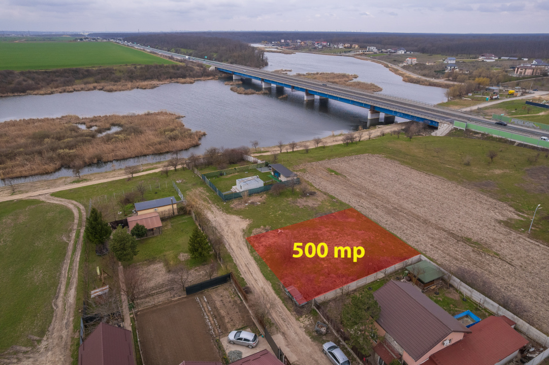 BRANESTI - VADU ANEI, TEREN 500 MP, FRONT STRADAL 22 MP!