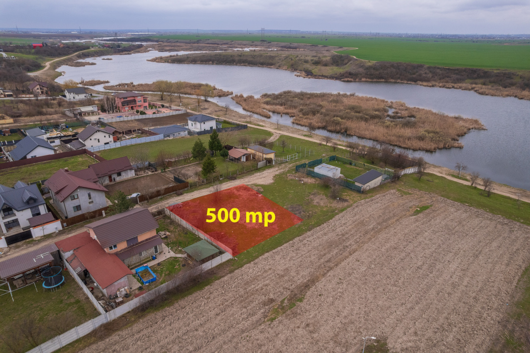 BRANESTI - VADU ANEI, TEREN 500 MP, FRONT STRADAL 22 MP!